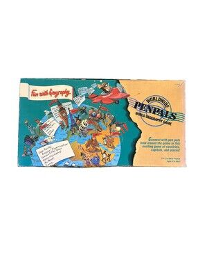 Penpals Game 1989 Vintage Educational Insights EI 3168 Worldwide Geography Rare